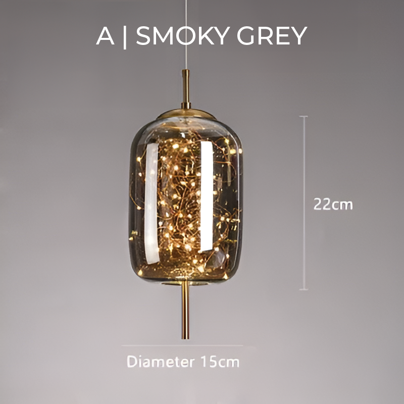 ESSENCE | Exquisite Brown Glass Pendant Light