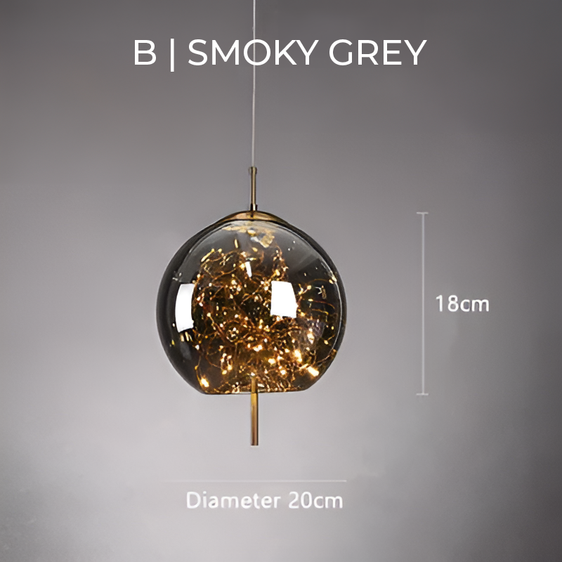 ESSENCE | Exquisite Brown Glass Pendant Light