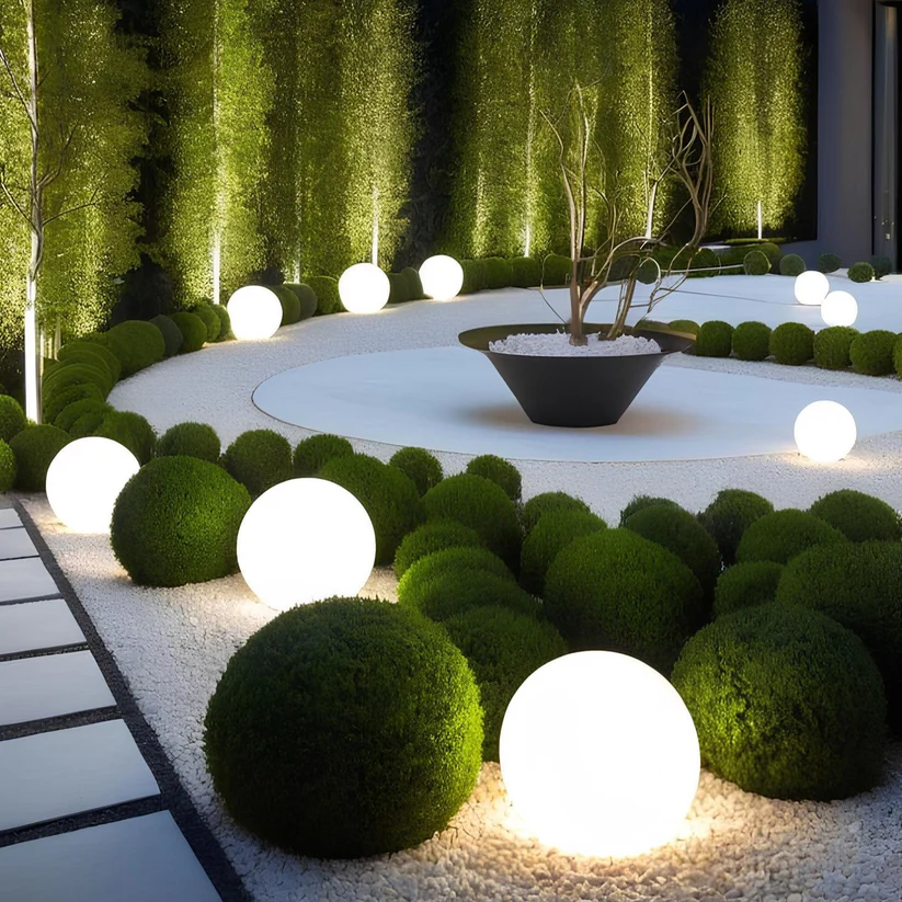 Solar Spherical Garden Light