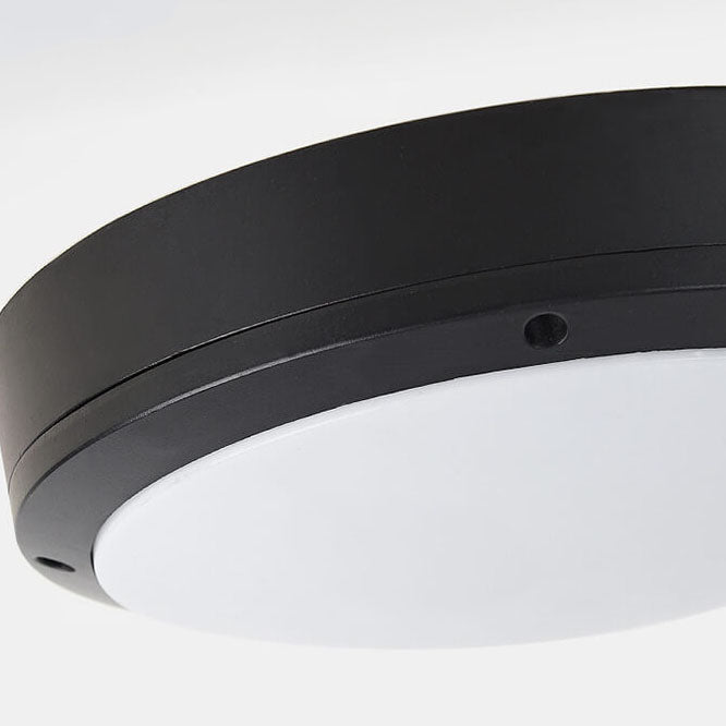 Simple Outdoor Waterproof Aluminum Round LED Flush Mount Ceiling Light