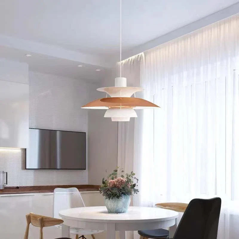 Morandi | Modern LED Hanging Lamp with Shade