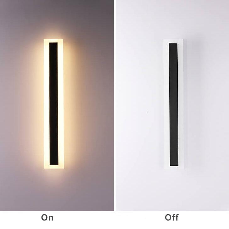 Acrylic outdoor wall lamp