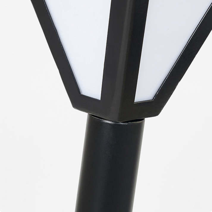 Orr Modern Design LED Outdoor Lamp Metal Acrylic Black Outdoor