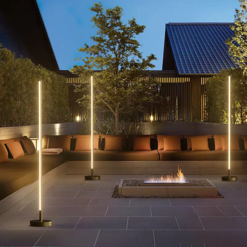 Modern Outdoor Solar Floor Lamp