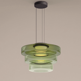 Glass Pendant Lights in Bauhaus Style