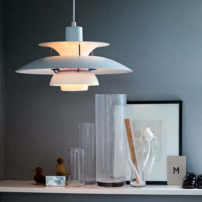 Morandi | Modern LED Hanging Lamp with Shade