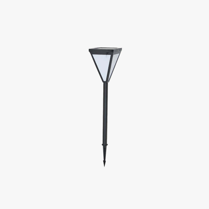 Orr Modern Design LED Outdoor Lamp Metal Acrylic Black Outdoor