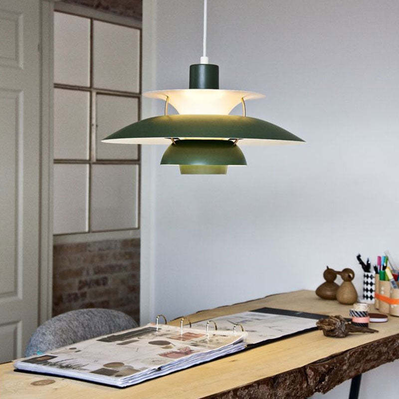 Morandi | Modern LED Hanging Lamp with Shade