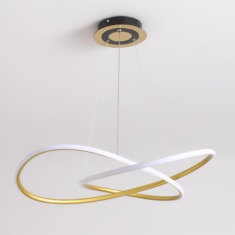 Minimalist Gold Circle Pendant Light LED Ceiling Light