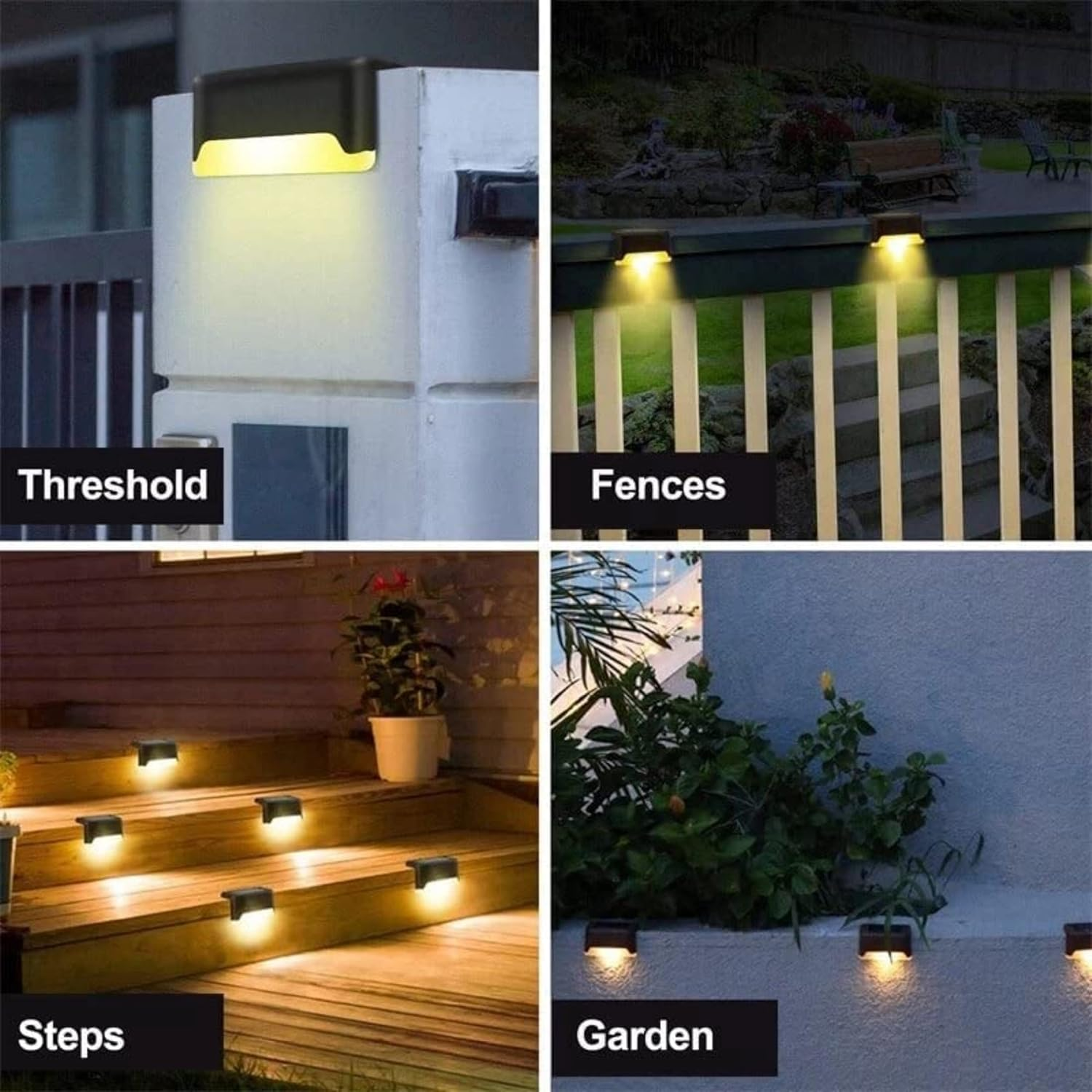 Cordless Solar LED Wall Lights - Create the perfect atmosphere in your garden!