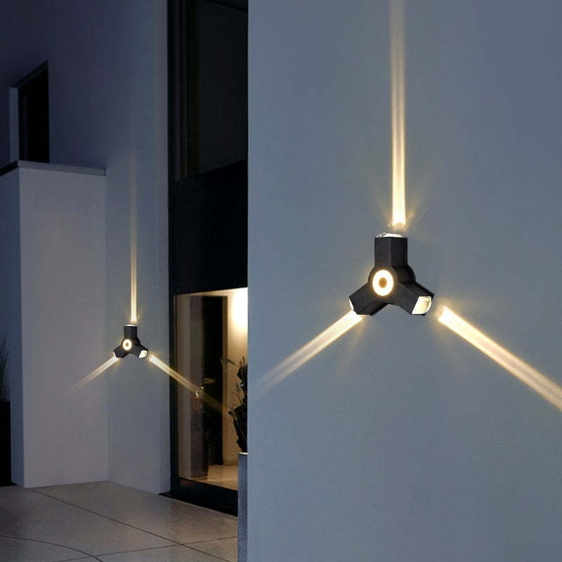 Outdoor - Cruciform Wall Lamp With Warm White LED