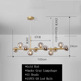 SPHERA | Nordic Gold Black Chandelier