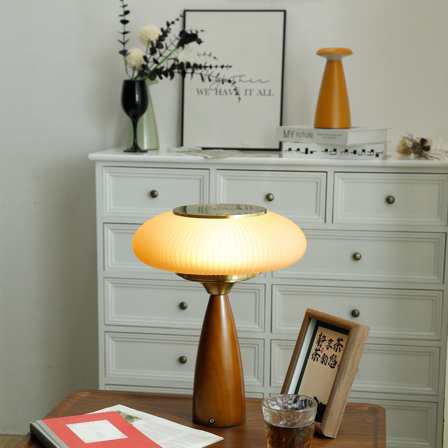 Cielo Wooden Table Lamp