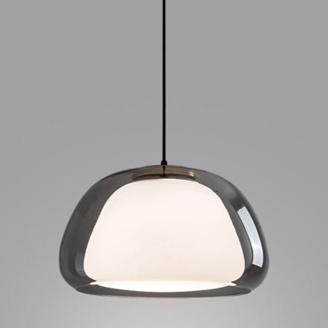 Modern Milk Glass Jelly Pendant Light