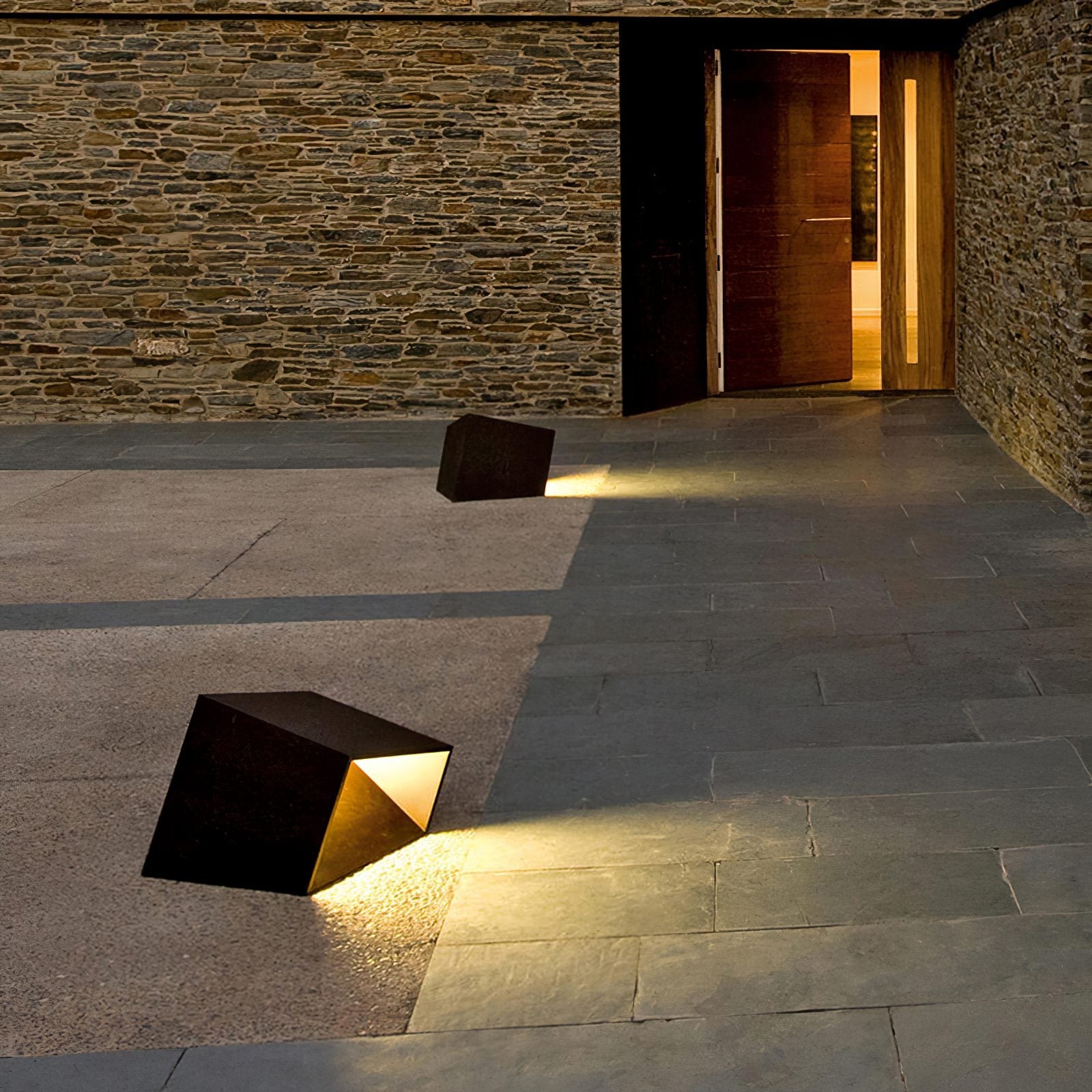 Modern Minimalist Outdoor Cube Garden Light