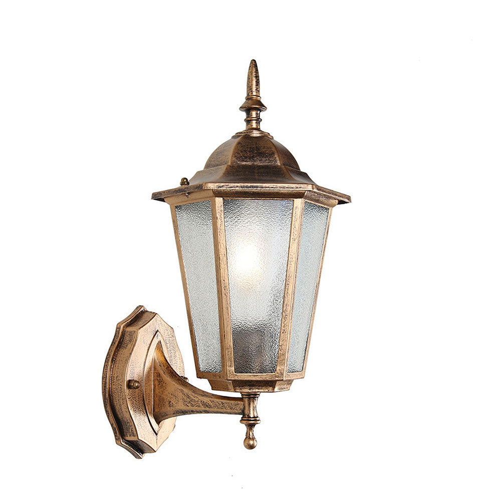 Retro Glass Outdoor Garden Wall Light