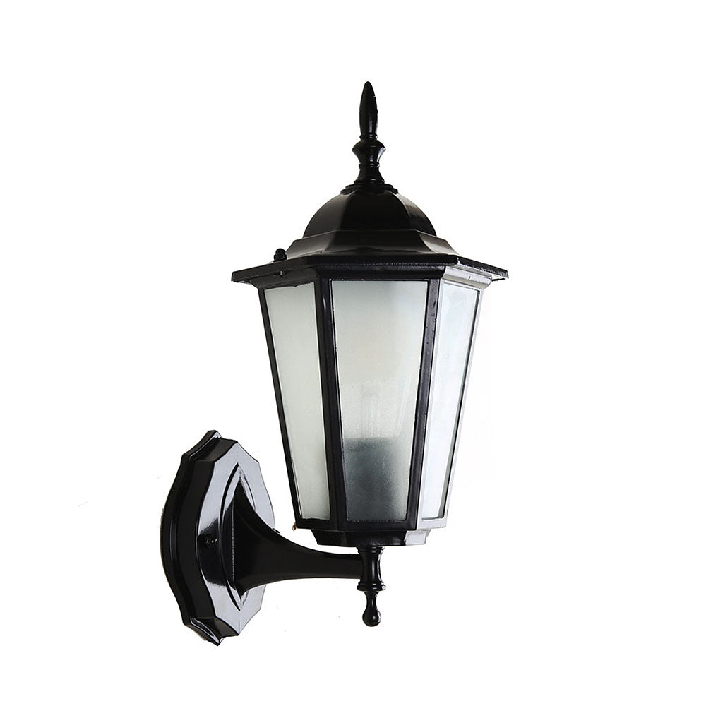 Retro Glass Outdoor Garden Wall Light