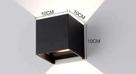 Modern Aluminum Waterproof LED Wall Sconce Wall Light Outdoor Indoor Use