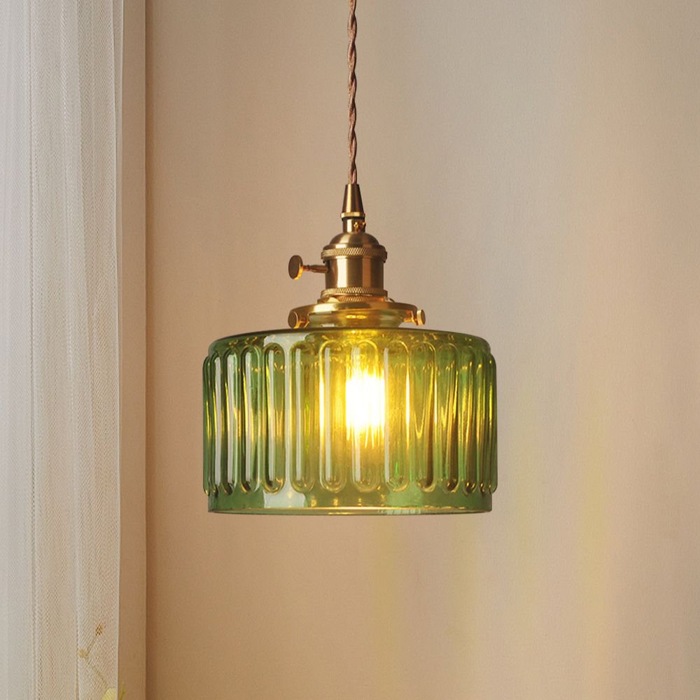 Vintage Crystal Pendant Lamp