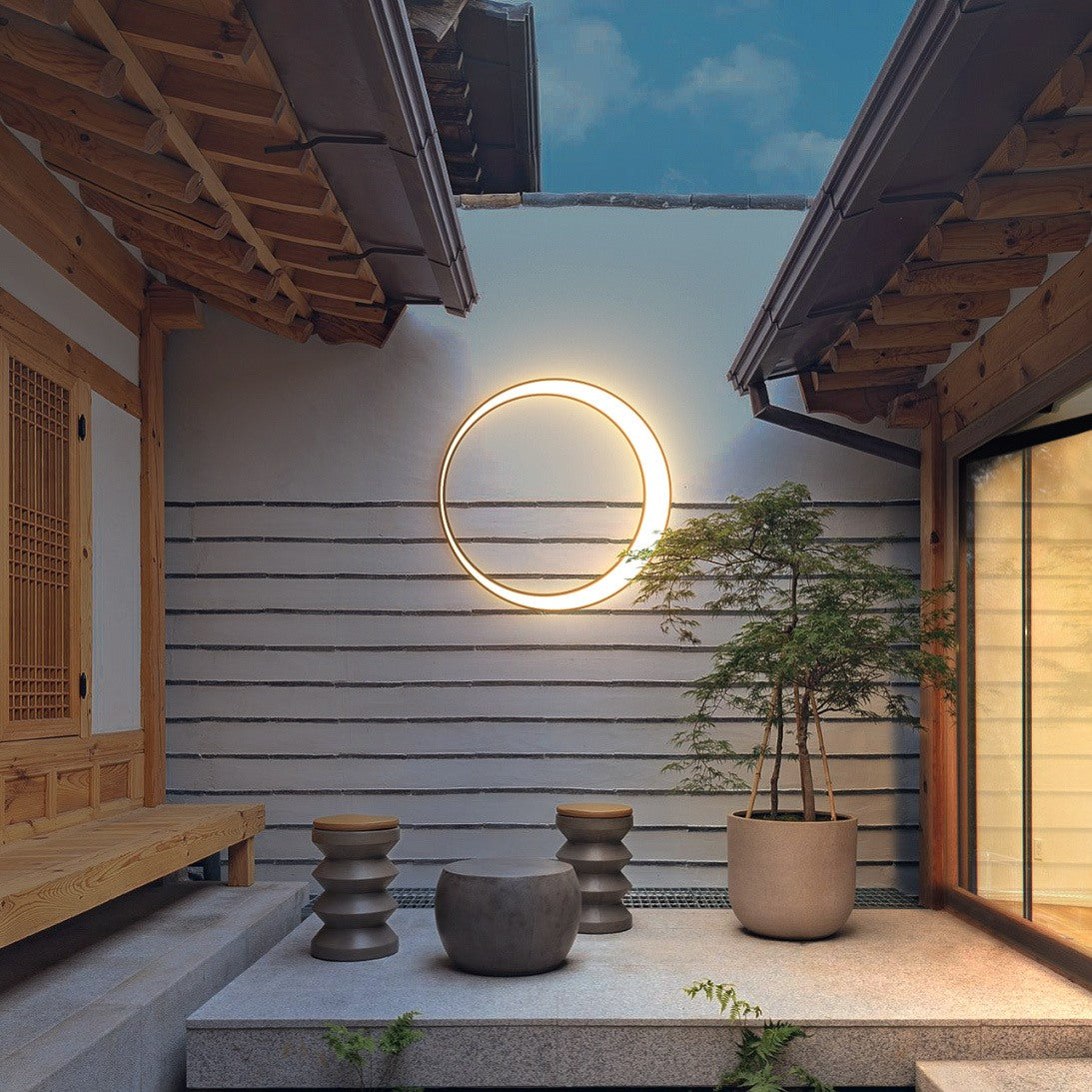 Eclipse Outdoor Wall Light