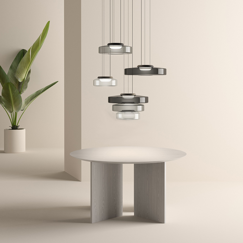 Glass Pendant Lights in Bauhaus Style