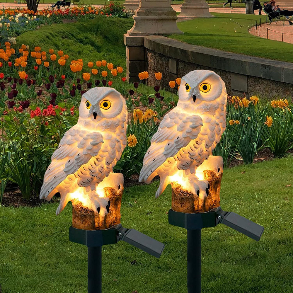 Solar Owl Lamp (2-Pack)