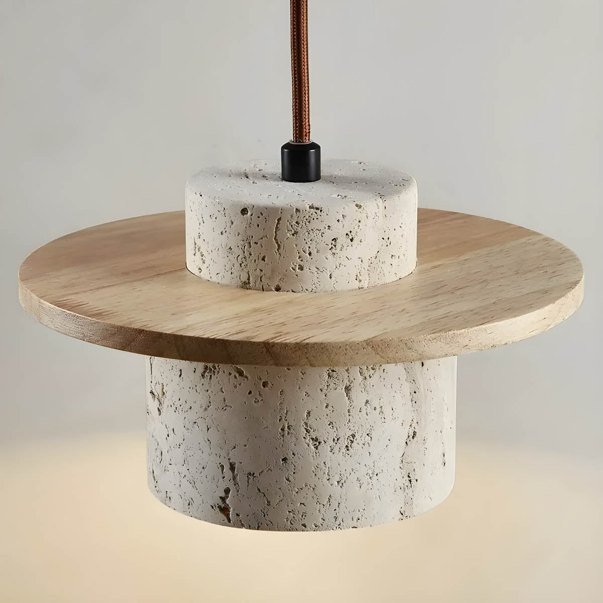 KANSO | Travertine Pendant Light