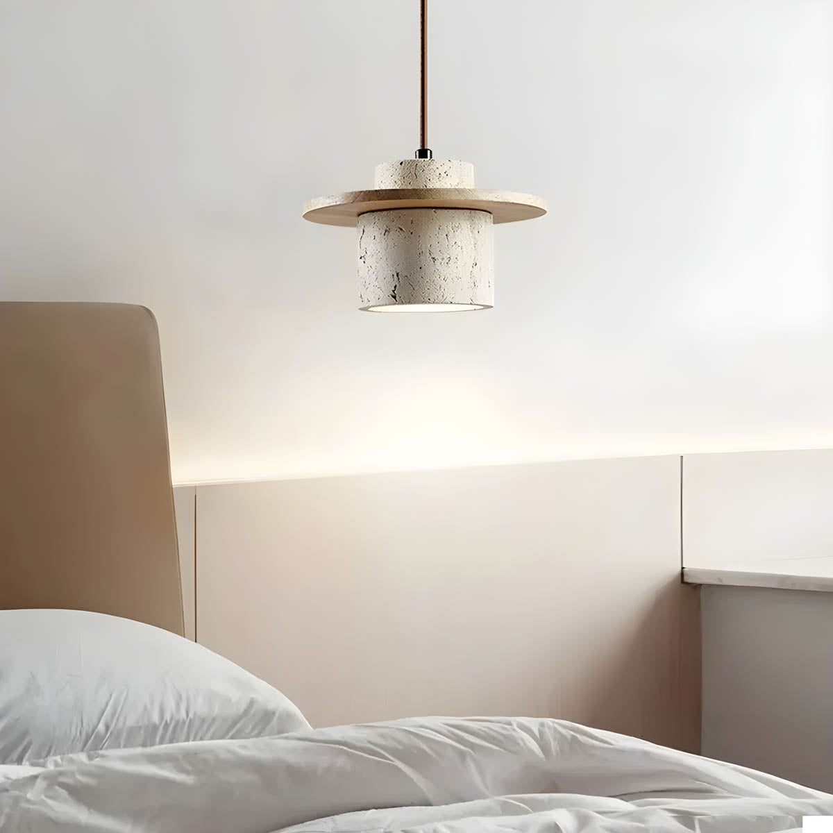 KANSO | Travertine Pendant Light