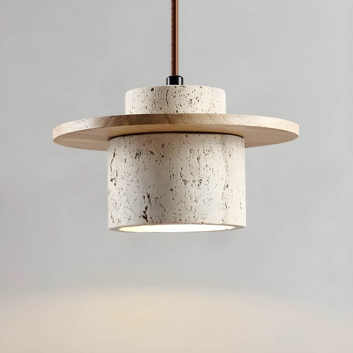 KANSO | Travertine Pendant Light