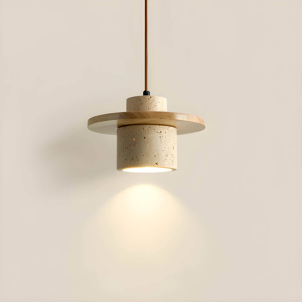 KANSO | Travertine Pendant Light