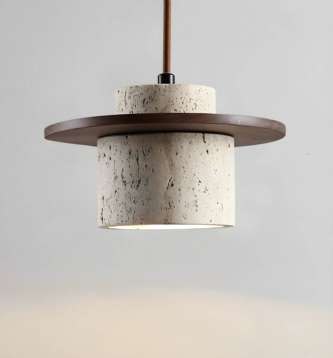 KANSO | Travertine Pendant Light