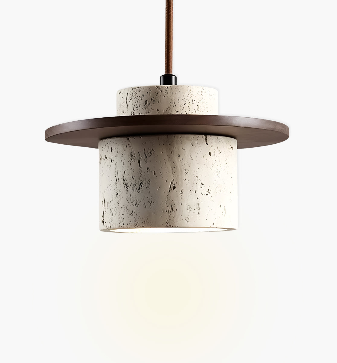 KANSO | Travertine Pendant Light