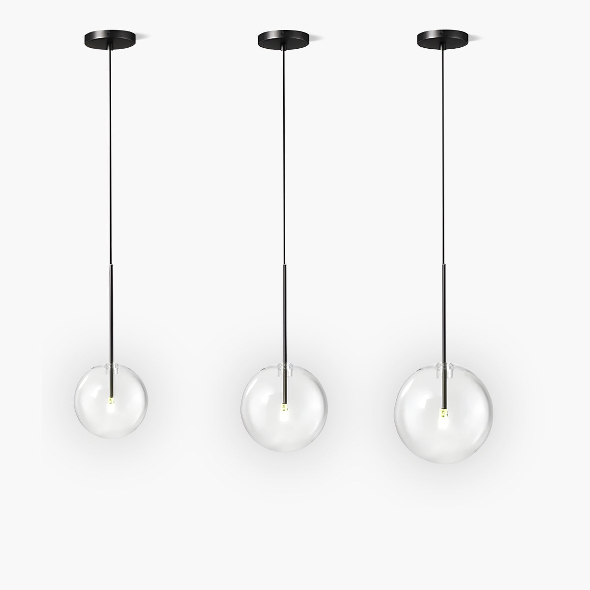 ORB | Clear Glass Globe Pendant Lights