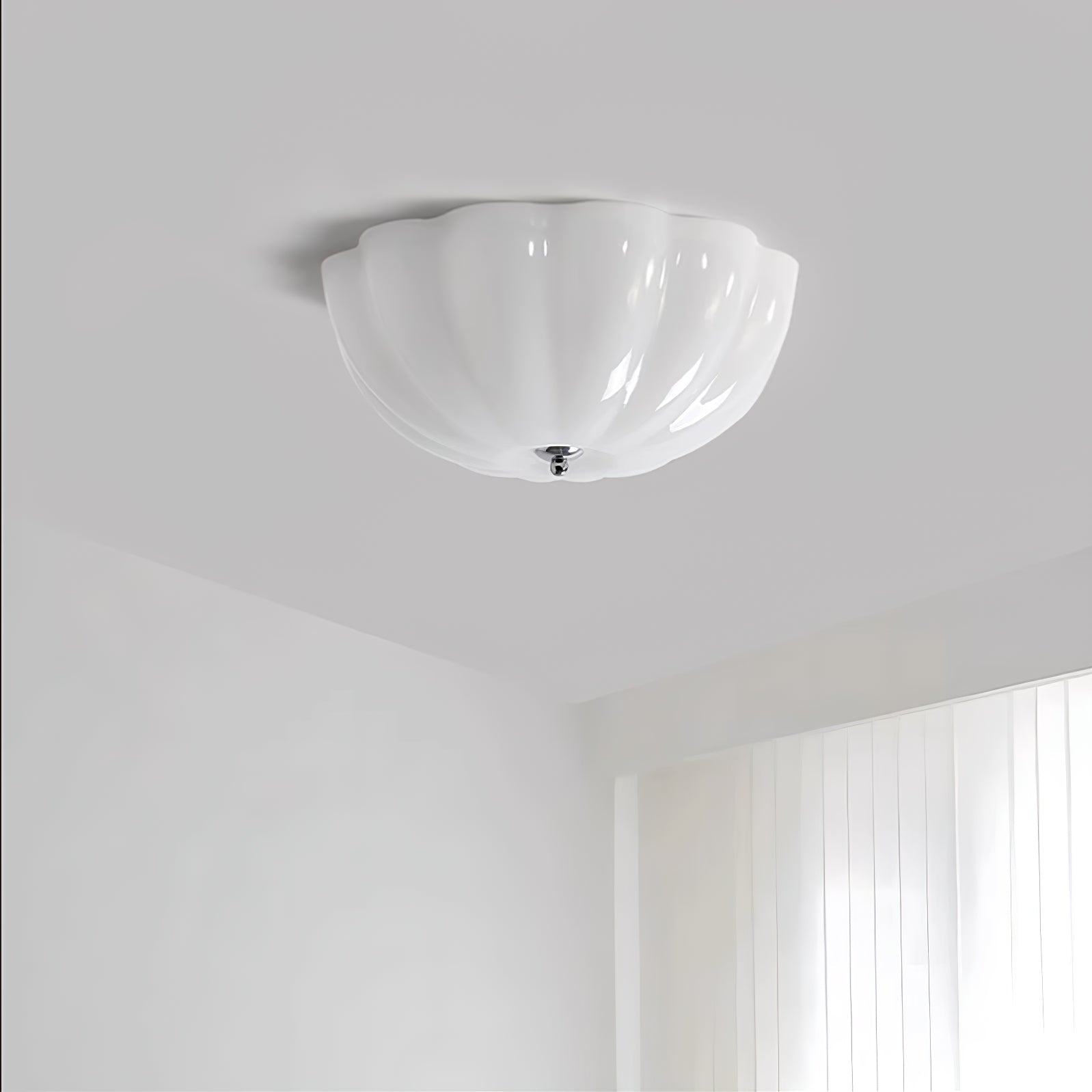 Opal Shell Ceiling Lamp