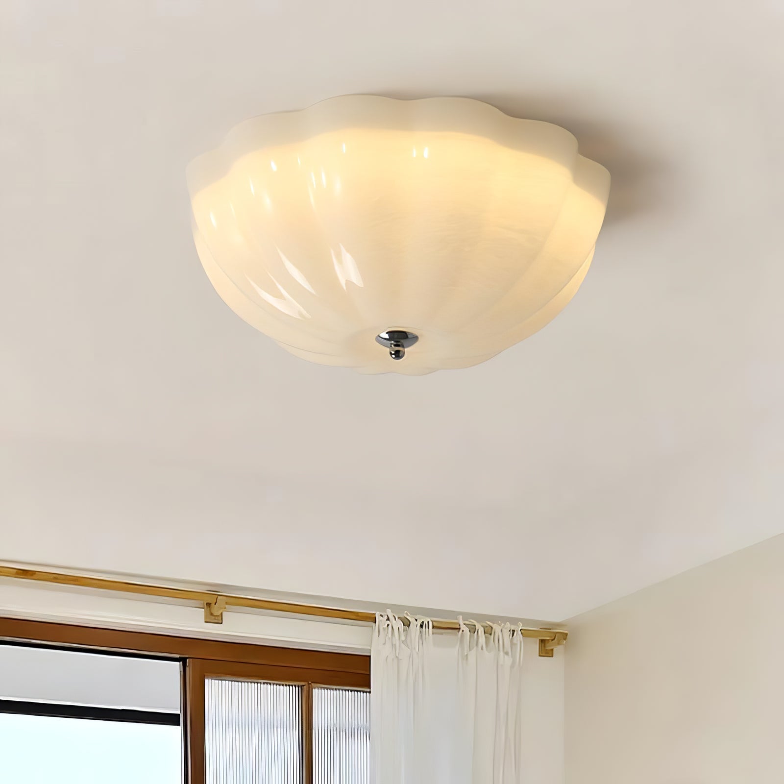 Opal Shell Ceiling Lamp