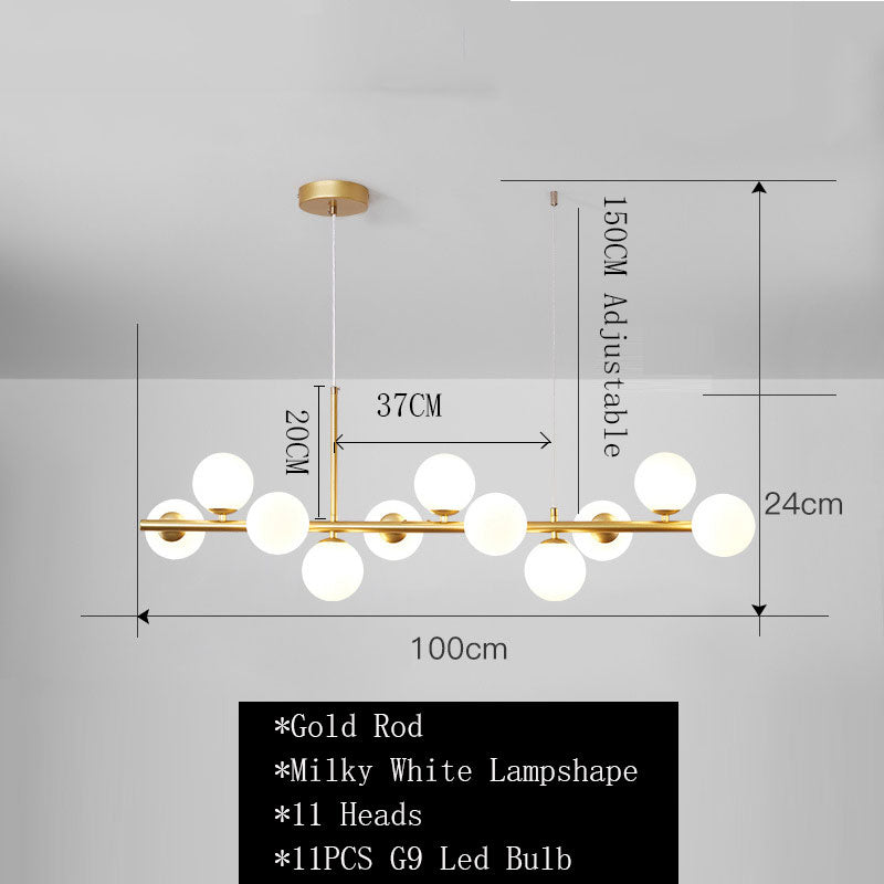 SPHERA | Nordic Gold Black Chandelier