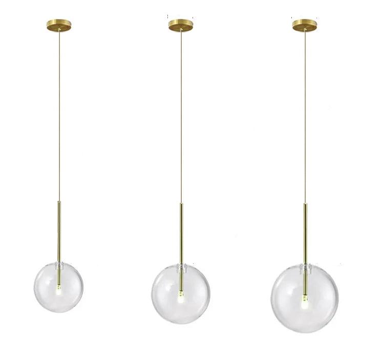 ORB | Clear Glass Globe Pendant Lights