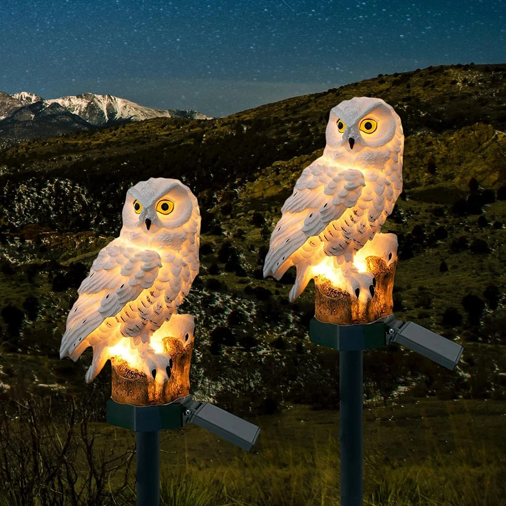 Solar Owl Lamp (2-Pack)