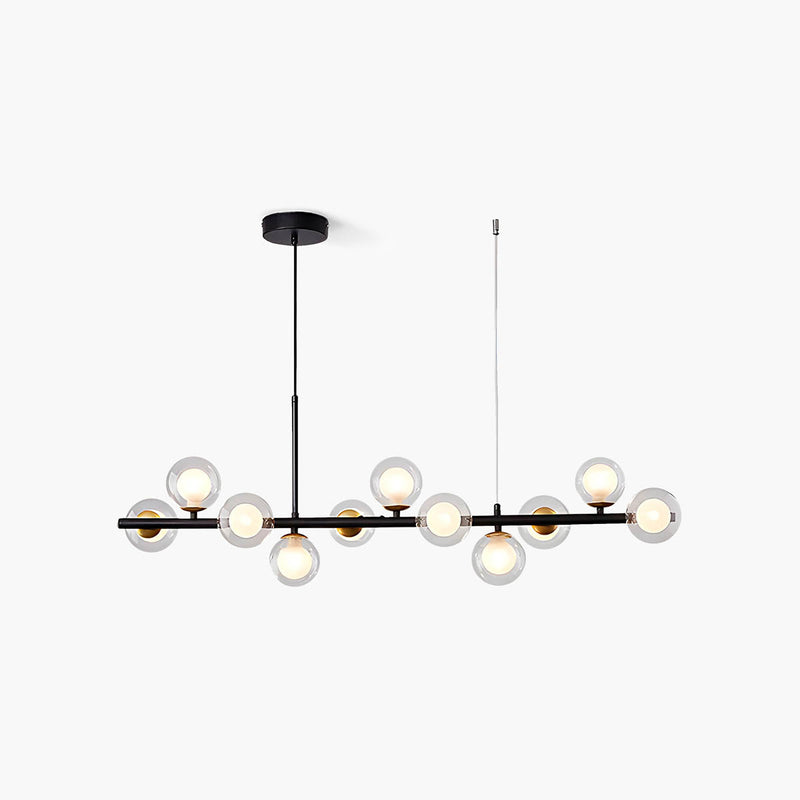 SPHERA | Nordic Gold Black Chandelier