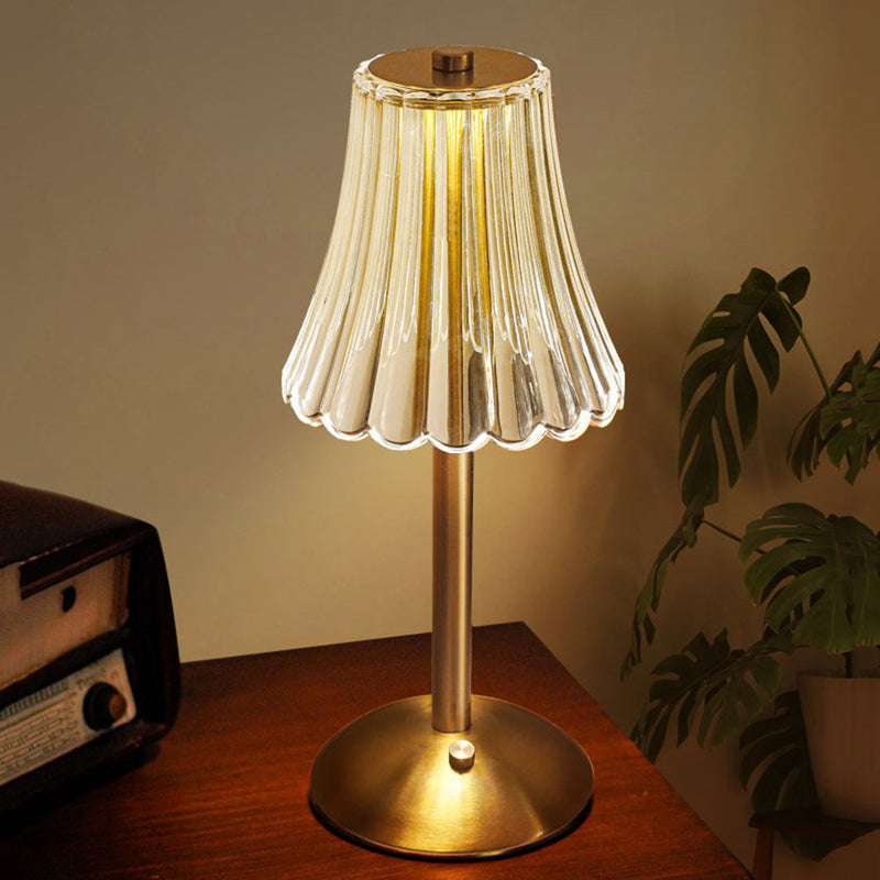 Golden Crystal Table Lamp