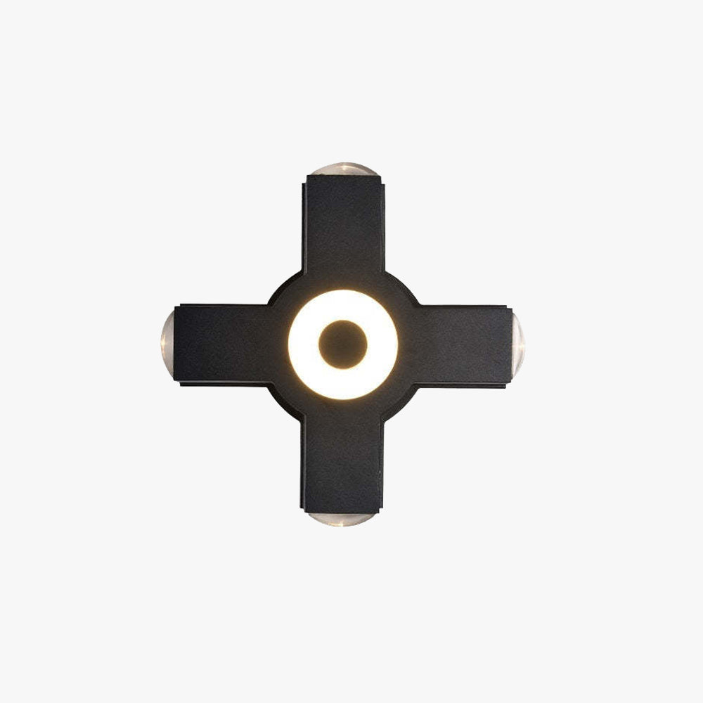 Outdoor - Cruciform Wall Lamp With Warm White LED