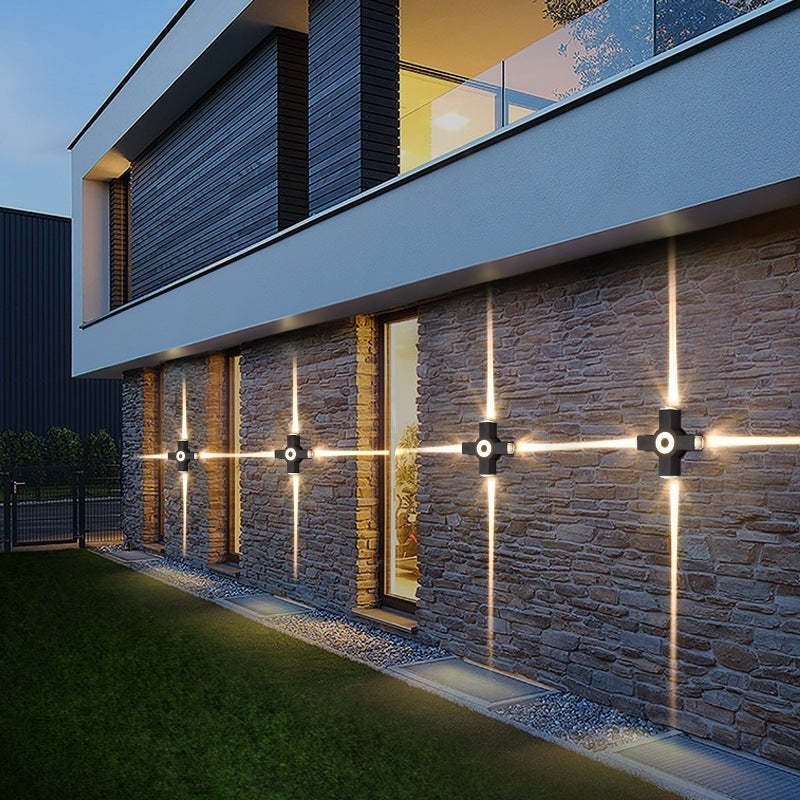 Outdoor - Cruciform Wall Lamp With Warm White LED