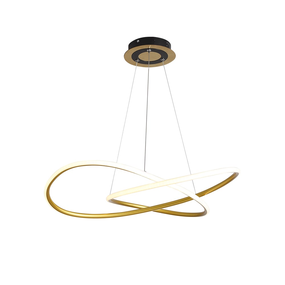 Minimalist Gold Circle Pendant Light LED Ceiling Light