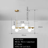 SPHERA | Nordic Gold Black Chandelier