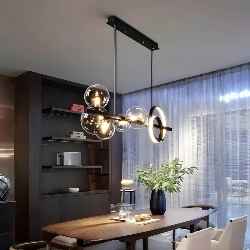 DUALITE | Glass Ball LED Chandelier