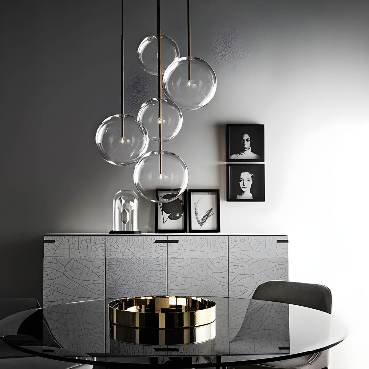 ORB | Clear Glass Globe Pendant Lights