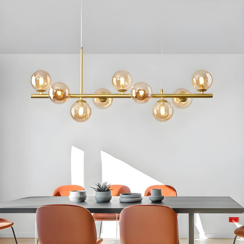 SPHERA | Nordic Gold Black Chandelier