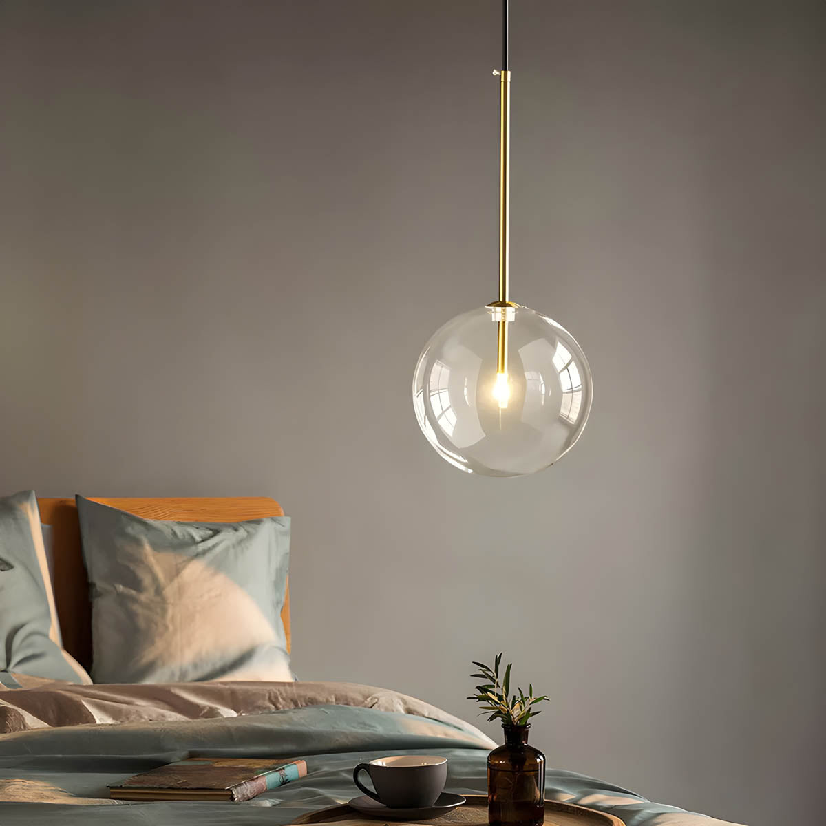 ORB | Clear Glass Globe Pendant Lights