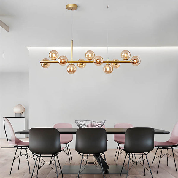 SPHERA | Nordic Gold Black Chandelier