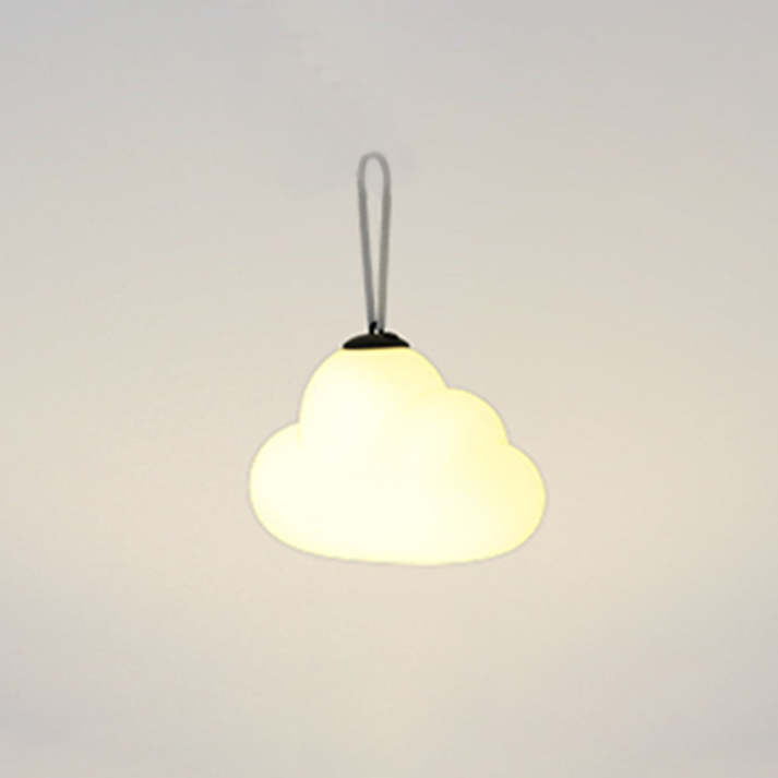 Minori Design LED Hanging Lamp Cloud Milk White Metal/Acrylic Garden